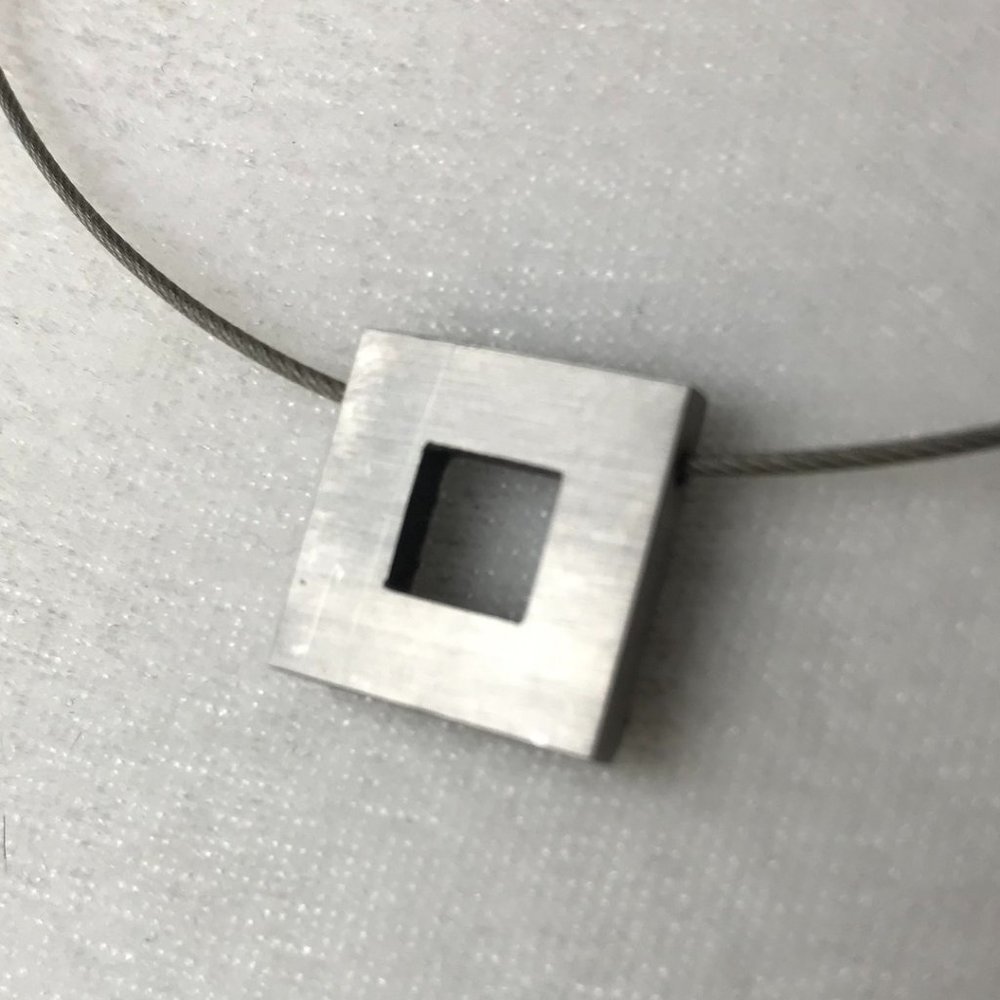 Reversible Concrete Necklace